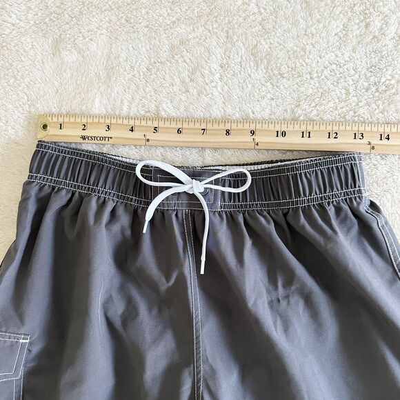 Set of 3 Unitop Swim Shorts Women's Size S Red Gray Navy Board Shorts Lined - Picture 12 of 14